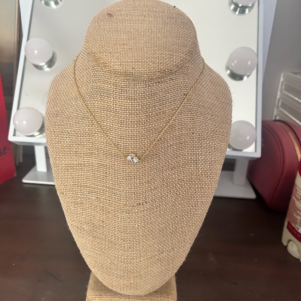 Madewell Gold and Silver Minimalist Necklace